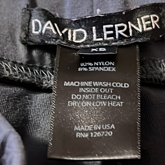 David Lerner athletic wear gray leggings with ankle zippers size xs - Picture 2 of 7